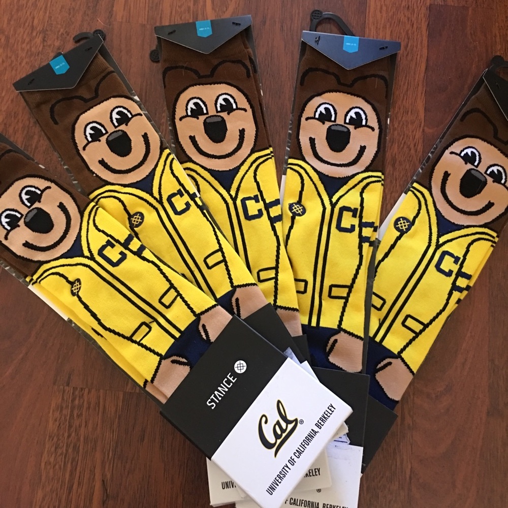 ALL 5 Stance: Men’s large Cal Berkeley socks!